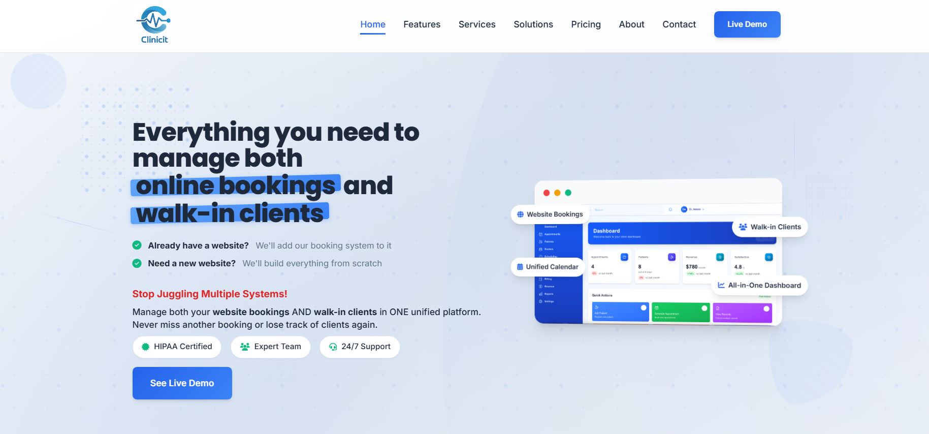 ClinicIT - Complete Healthcare Management Ecosystem — preview screenshot