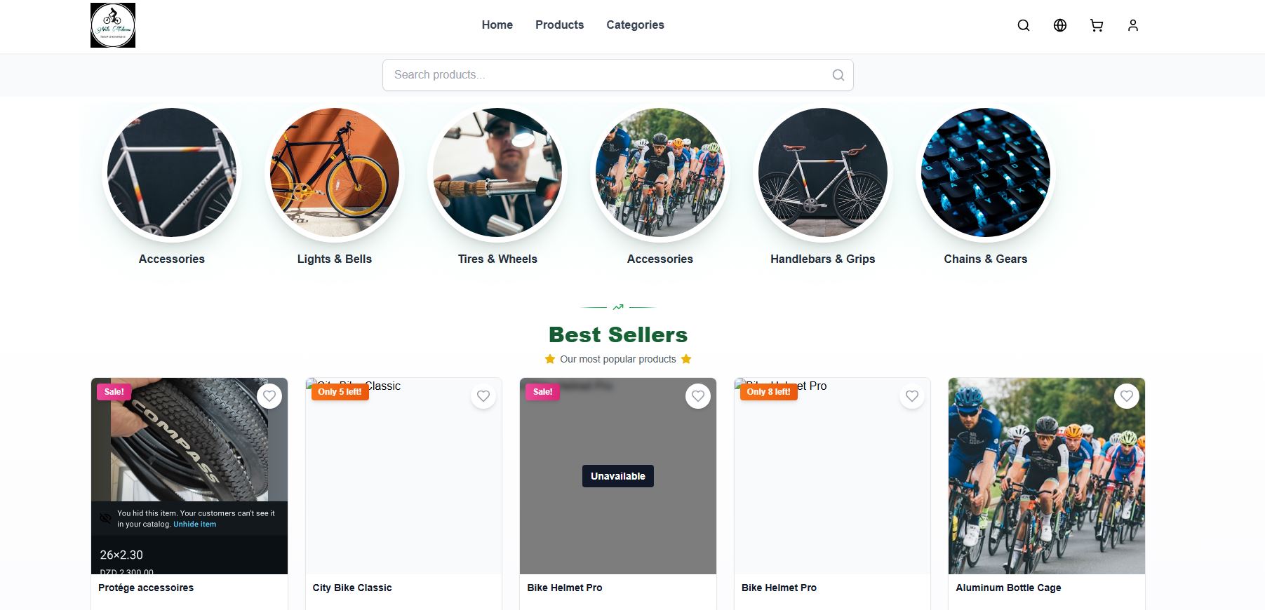 Velo Sports - Full-Stack E-Commerce Platform — preview screenshot